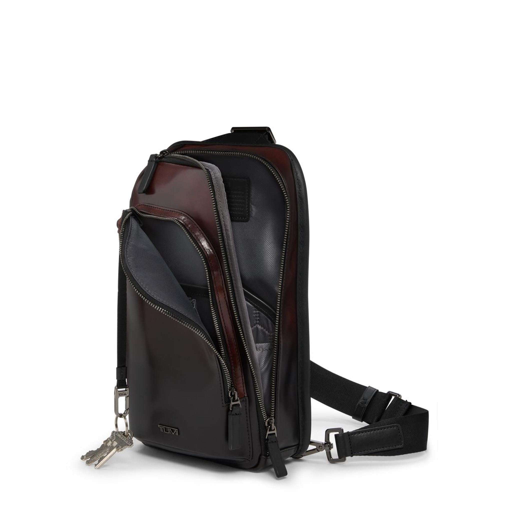 TUMI Harrison Gregory Leather Sling – Luggage Pros