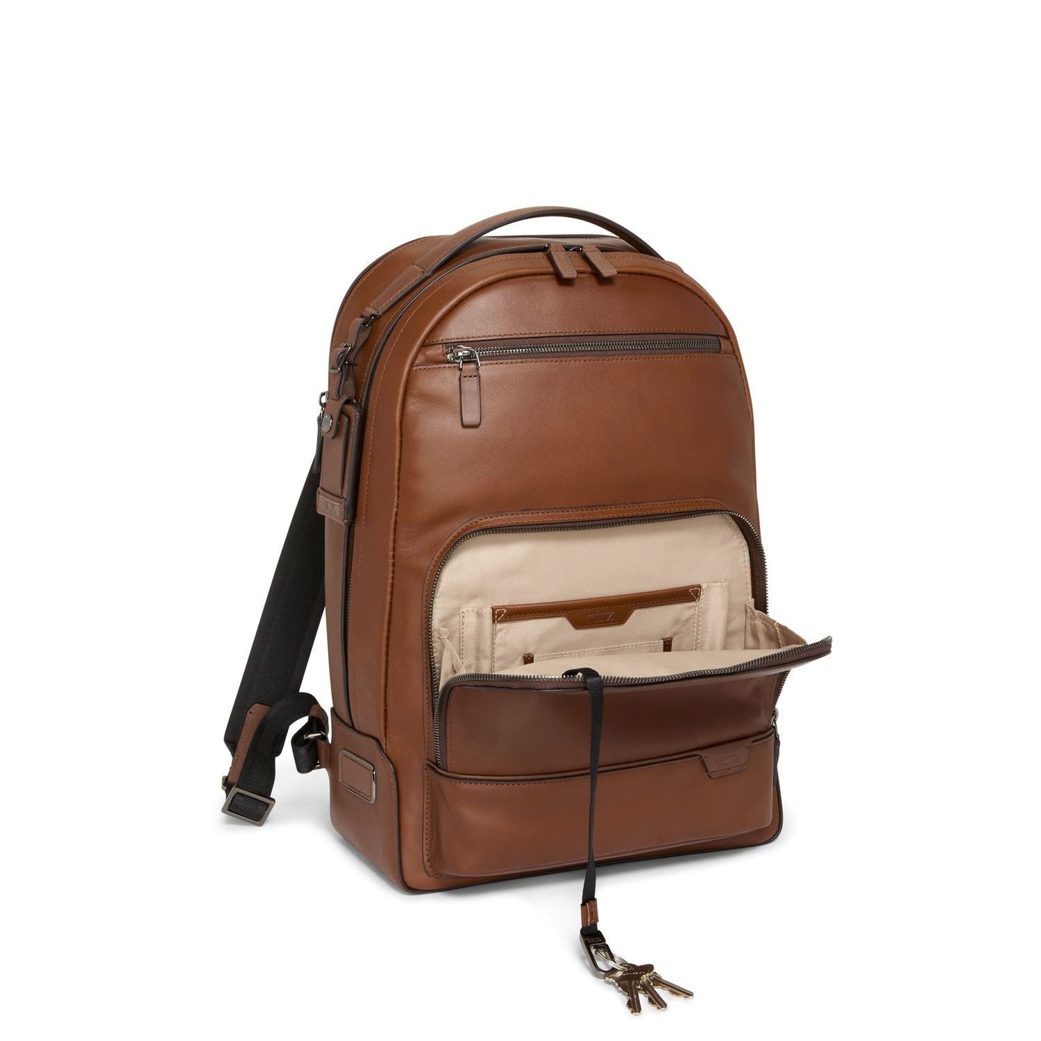 TUMI Harrison Warren Leather Backpack – Luggage Pros