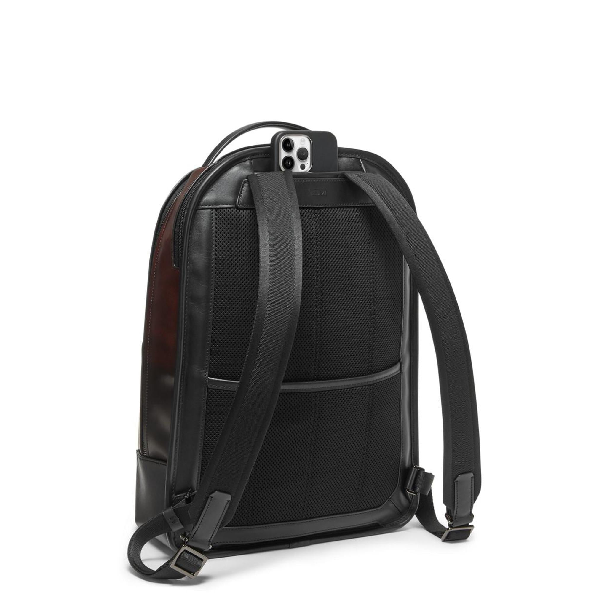 TUMI Harrison Warren Leather Backpack – Luggage Pros