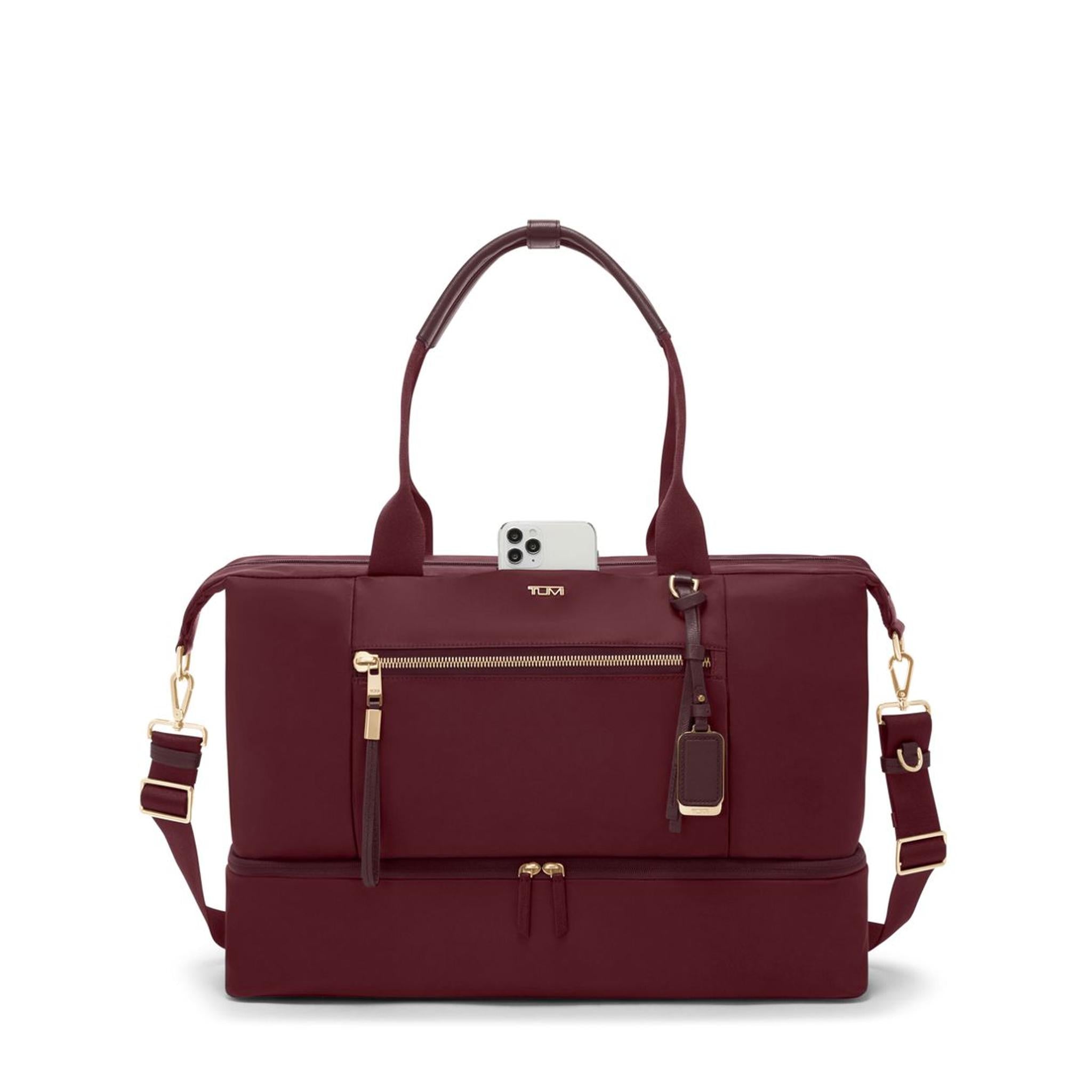 極美品　TUMI VOYAGEUR ビジネス・トート　ナイロン　ココアブラウン 極美品 TUMI VOYAGEUR ビジネス・トート ナイロン ココアブラウン