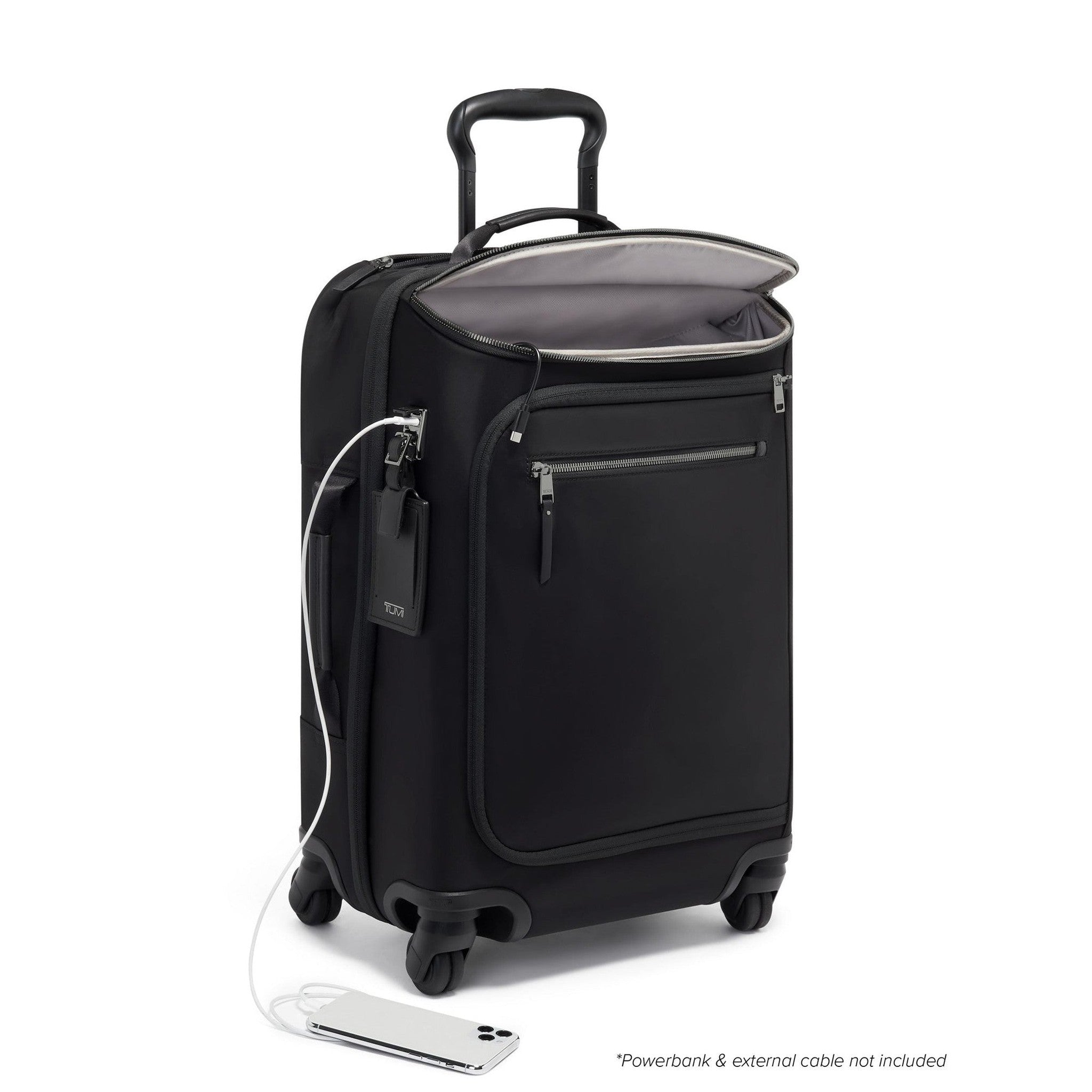 Tumi Voyageur Black & Gunmetal Leger International Carry-On