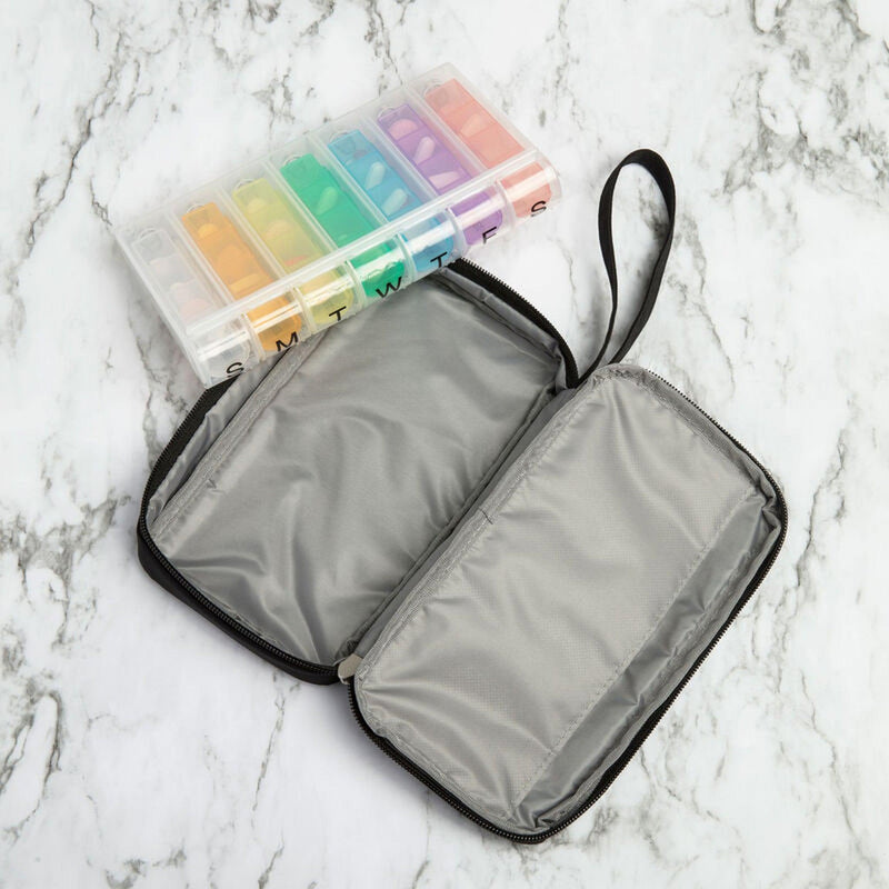 Travelon 7 Day Pill Organizer With Carry Case
