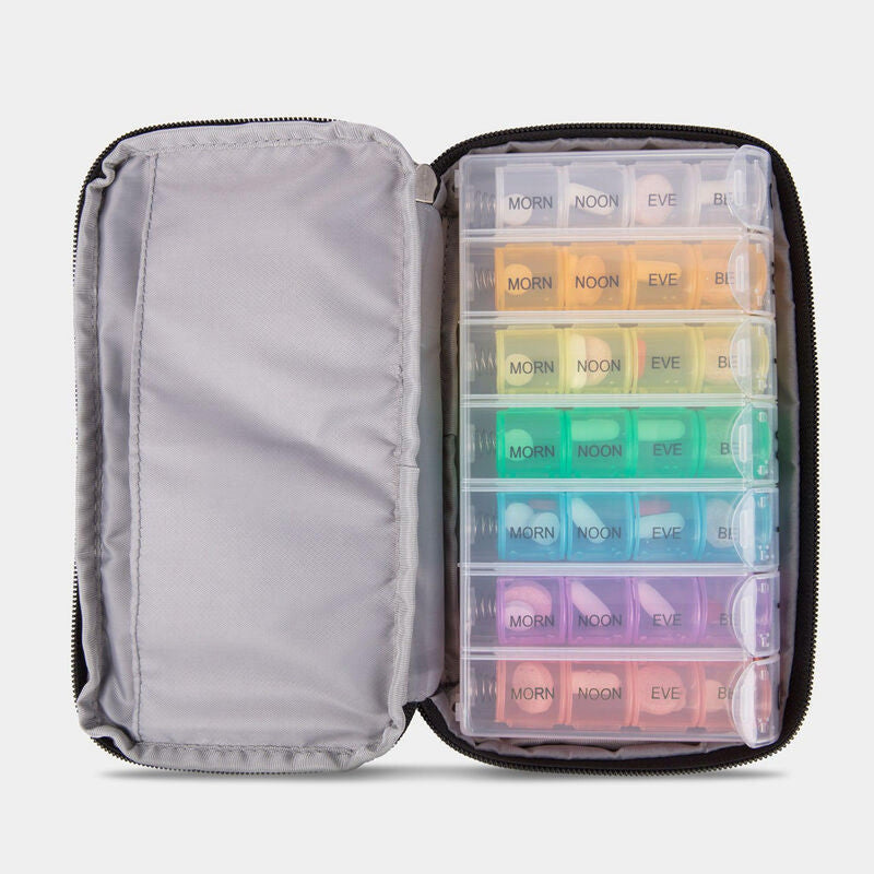 Travelon 7 Day Pill Organizer With Carry Case