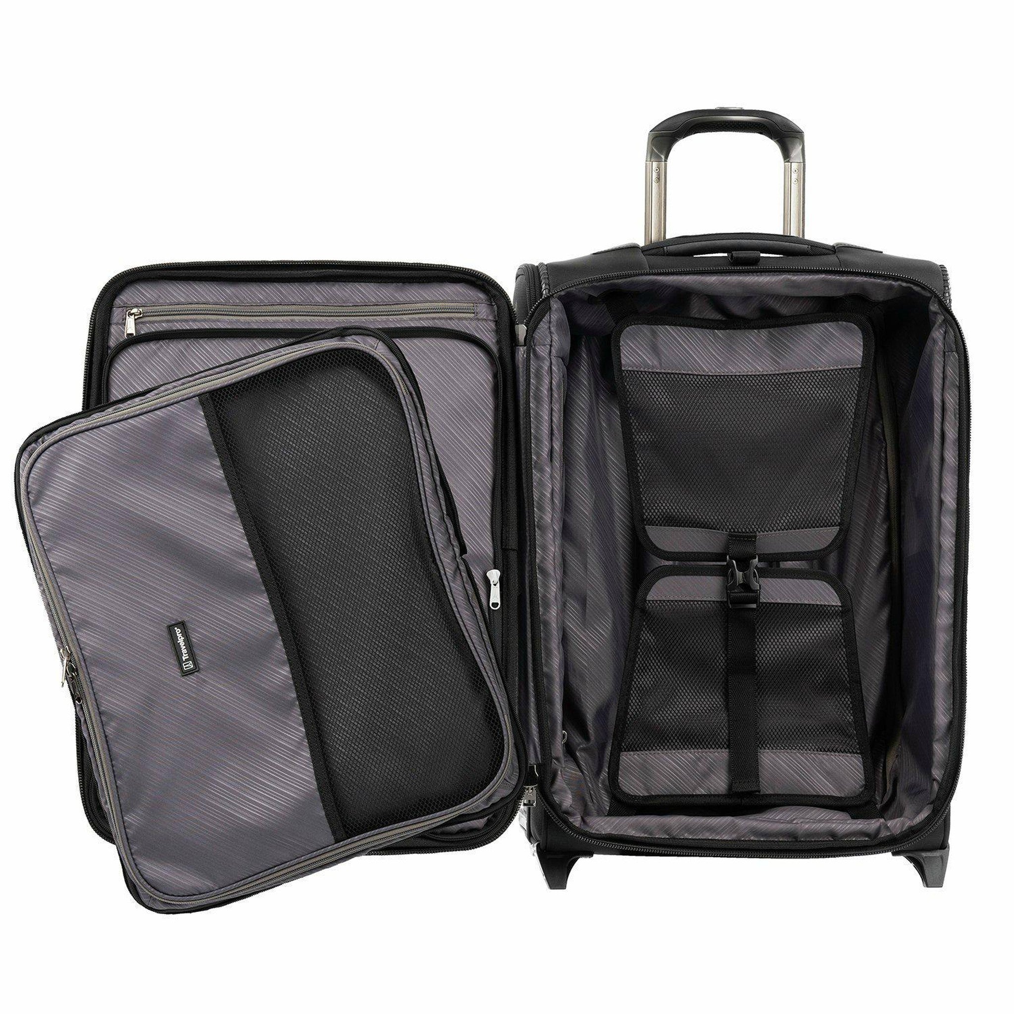旅行かばん・小分けバッグ Travelpro Crew Versapack Travelpro Crew VersaPack Carry-on Rolling Tote – Luggage Pros