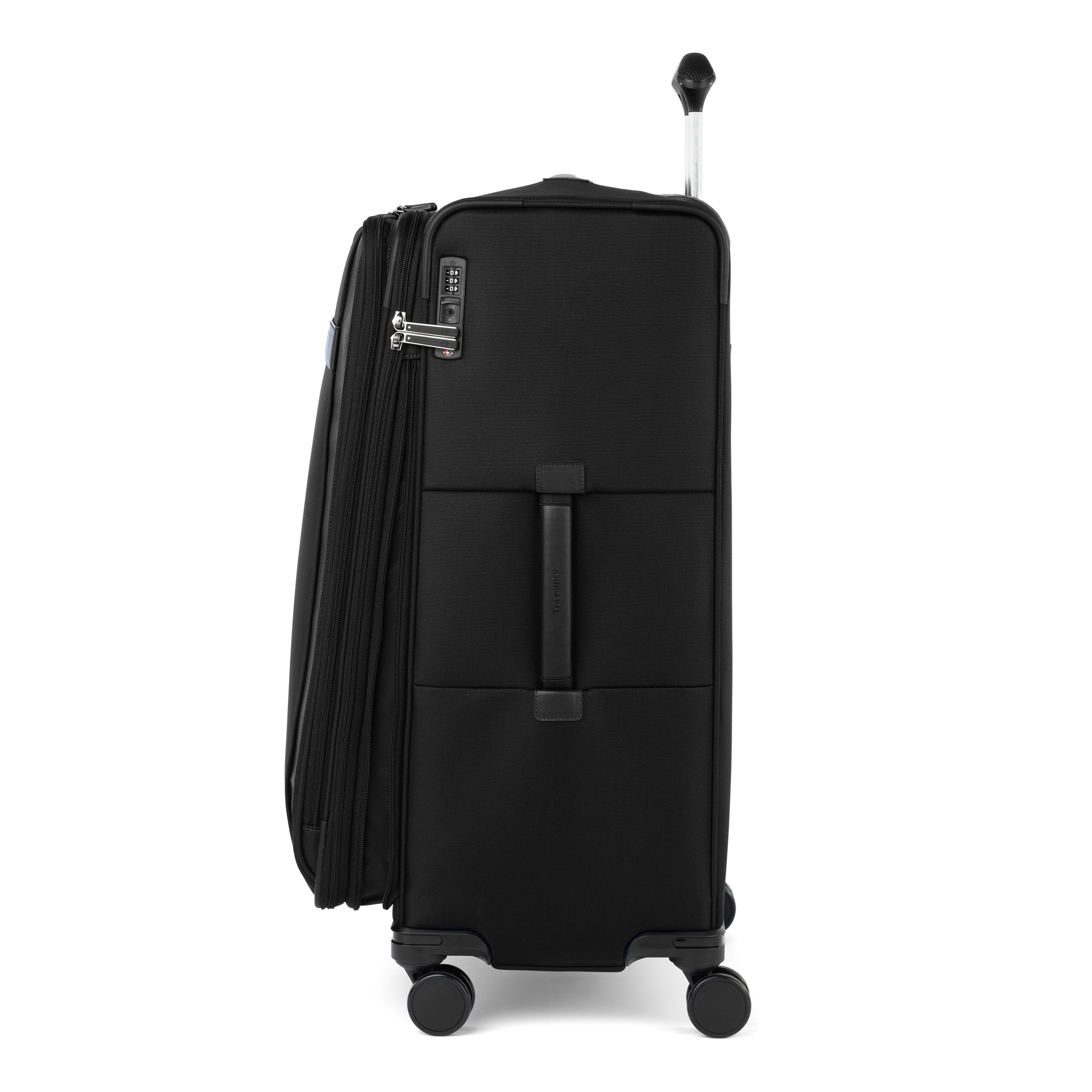 Travelpro ブラック バック Travelpro VersaPack+ Large Check-in Expandable Spinner – Luggage Pros