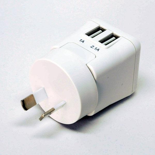 Voltage Valet Universal 2 Port USB Travel Power Adapter Charger Set