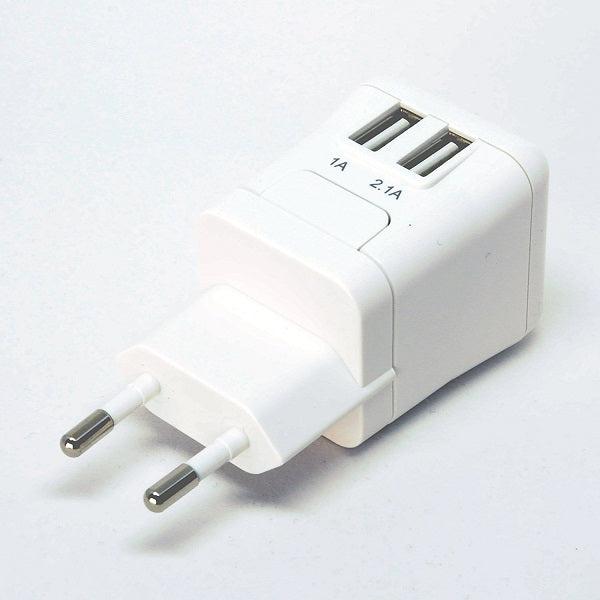 Voltage Valet Universal 2 Port USB Travel Power Adapter Charger Set