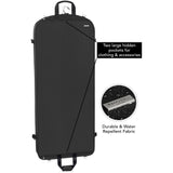 Wally Bags 52-inch Premium Travel Garment Bag with Shoulder Strap, Two Large Pockets and Printed Lining