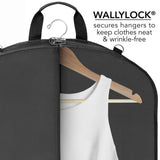 Wally Bags 52-inch Premium Travel Garment Bag with Shoulder Strap, Two Large Pockets and Printed Lining