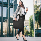 Wally Bags 52-inch Premium Travel Garment Bag with Shoulder Strap, Two Large Pockets and Printed Lining