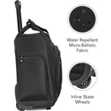 Wally Bags Solutions 16-inch Underseat Bag with Padded Electronics Pockets