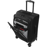 Wally Bags Solutions 20-inch Expandable Carry-On Spinner with Padded Electronics Pockets