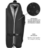 Wally Bags Solutions 45-inch Premium Garment Bag with Shoulder Strap and Multiple Pockets