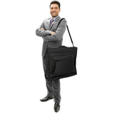 Wally Bags Solutions 45-inch Premium Garment Bag with Shoulder Strap and Multiple Pockets