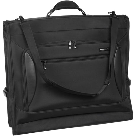 Wally Bags Solutions 45-inch Premium Garment Bag with Shoulder Strap and Multiple Pockets