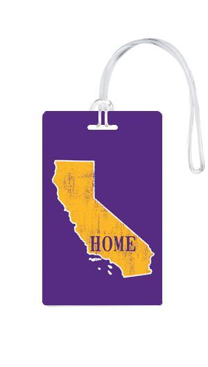 612 My Home State California Luggage Tag