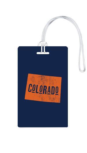 612 My Home State Colorado Luggage Tag-Luggage Pros