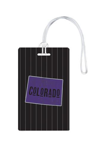 612 My Home State Colorado Luggage Tag-Luggage Pros