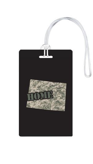 612 My Home State Colorado Luggage Tag-Luggage Pros