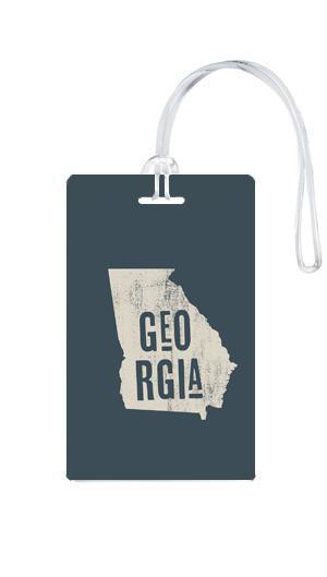 612 My Home State Georgia Luggage Tag-Luggage Pros