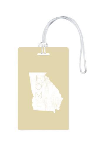 612 My Home State Georgia Luggage Tag-Luggage Pros