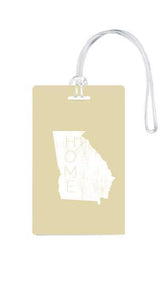 612 My Home State Georgia Luggage Tag-Luggage Pros