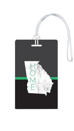 612 My Home State Georgia Luggage Tag-Luggage Pros