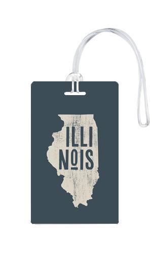 612 My Home State Illinois Luggage Tag-Luggage Pros