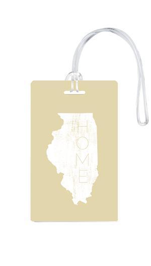 612 My Home State Illinois Luggage Tag-Luggage Pros