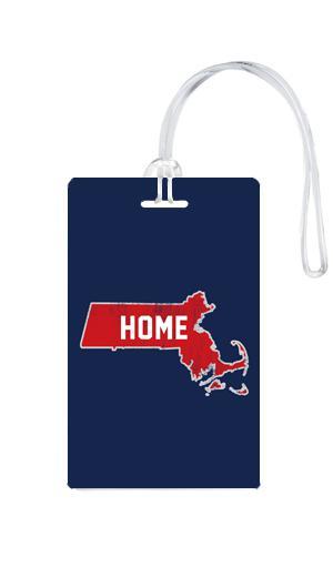 612 My Home State Massachusetts Luggage Tag-Luggage Pros