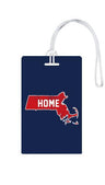 612 My Home State Massachusetts Luggage Tag-Luggage Pros
