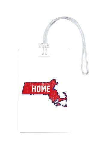 612 My Home State Massachusetts Luggage Tag-Luggage Pros