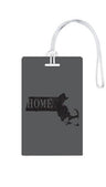 612 My Home State Massachusetts Luggage Tag-Luggage Pros