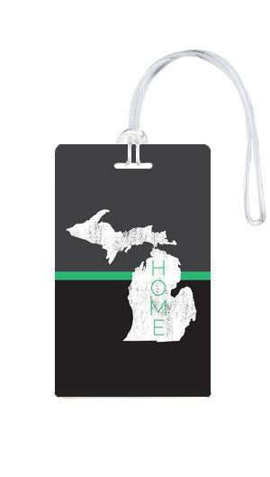 612 My Home State Michigan Luggage Tag-Luggage Pros