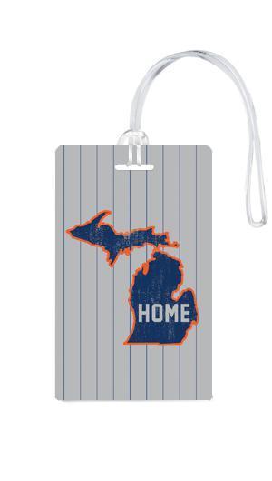 612 My Home State Michigan Luggage Tag-Luggage Pros