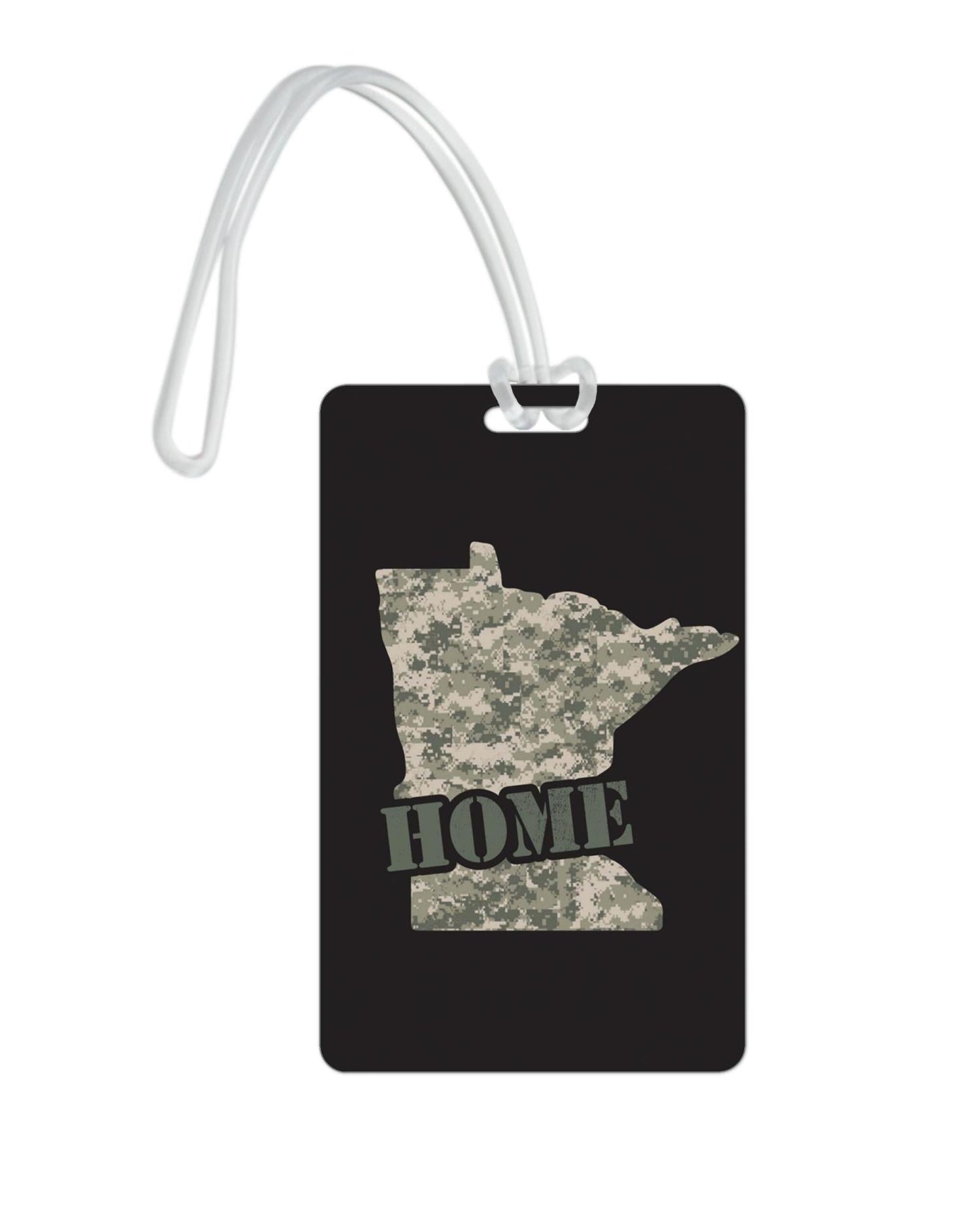 612 My Home State Minnesota Luggage Tag-Luggage Pros