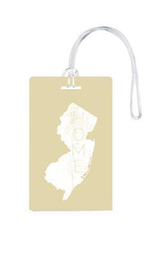 612 My Home State New Jersey Luggage Tag-Luggage Pros