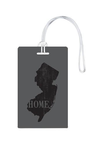 612 My Home State New Jersey Luggage Tag-Luggage Pros
