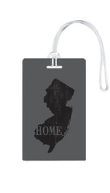 612 My Home State New Jersey Luggage Tag-Luggage Pros