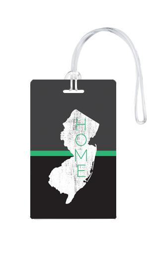 612 My Home State New Jersey Luggage Tag