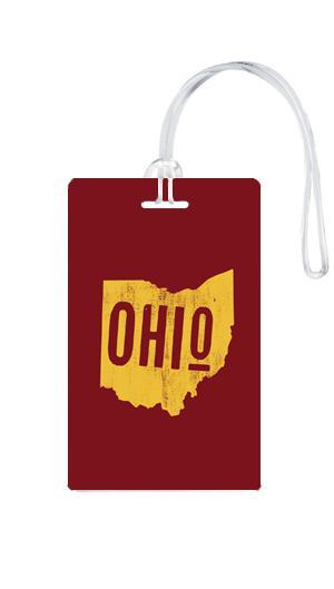 612 My Home State Ohio Luggage Tag-Luggage Pros