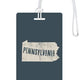 612 My Home State Pennsylvania Luggage Tag-Luggage Pros