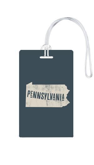 612 My Home State Pennsylvania Luggage Tag-Luggage Pros