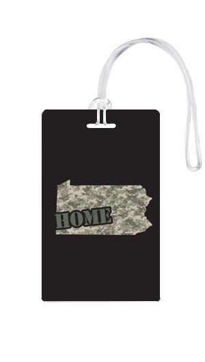 612 My Home State Pennsylvania Luggage Tag