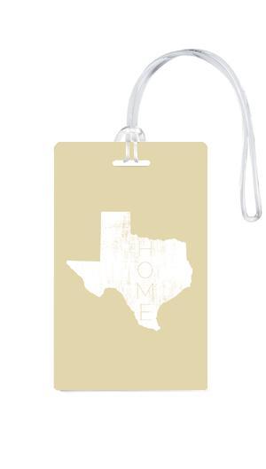 612 My Home State Texas Luggage Tag-Luggage Pros