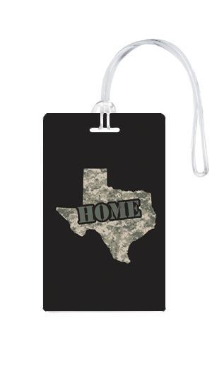 612 My Home State Texas Luggage Tag