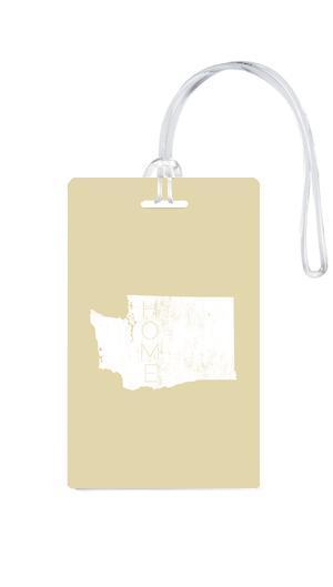 612 My Home State Washington Luggage Tag-Luggage Pros