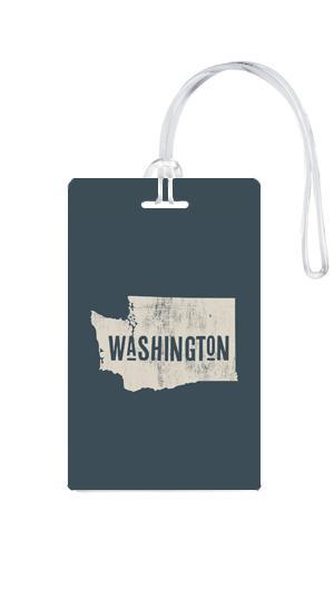 612 My Home State Washington Luggage Tag-Luggage Pros