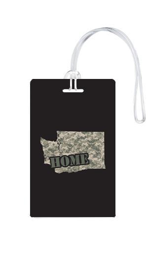 612 My Home State Washington Luggage Tag-Luggage Pros