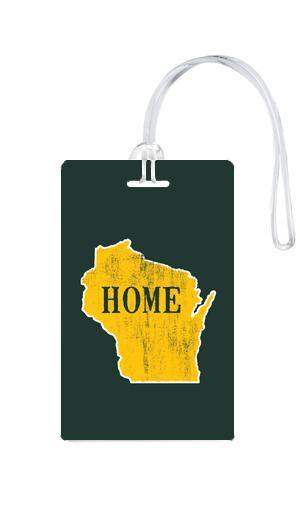 612 My Home State Wisconsin Luggage Tag-Luggage Pros